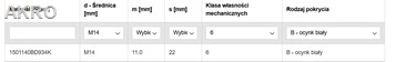 Nakrętka ocynkowana M14 6-kątna 1kg
